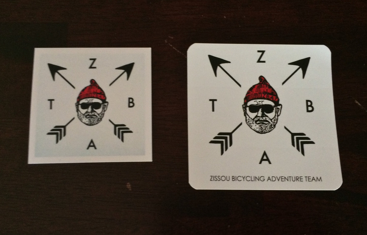 Zissou_Bicycling_Adventure_Team_Card_Sticker. GrimpeurBros.com's Adventure Roast is a strong, smoky specialty coffee blend with pleasant bittersweet chocolate and caramel notes that are perfectly extracted with a moka pot, french press or as an espresso. This medium roast blend is roasted weekly to order with whole beans are available 8oz, 12oz, 1lb, and 2lb bags.
